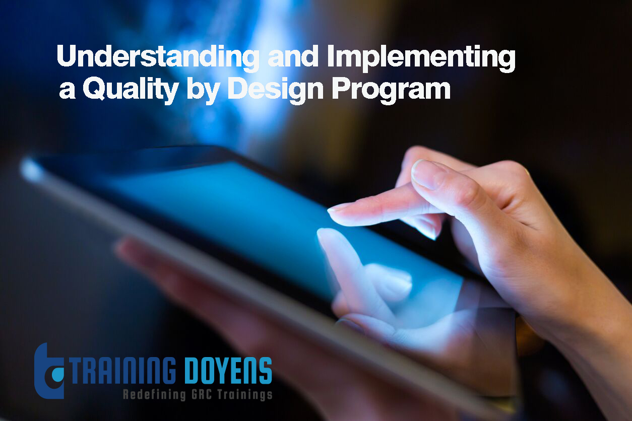 Live Webinar on Understanding and Implementing a Quality by Design Program